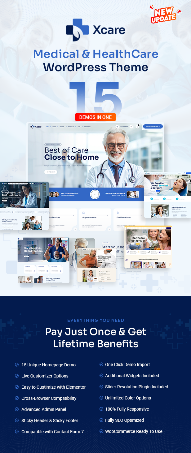 Xcare WordPress Theme